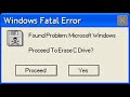 Stupid Yet Funny Fake Windows Error Messages