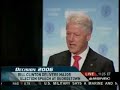 President Clinton gave a speech today being hosted by The Center for American Progress at Georgetown University. He's calling it the 
