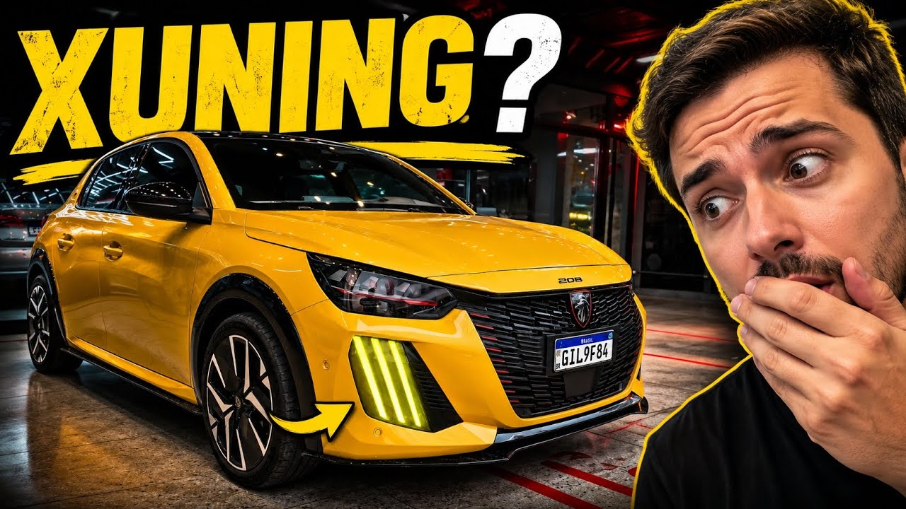COLOQUEI DRL AMARELO no e-208 😂