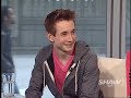 The stars of the new YTV series Mr. Young appear on Shaw TV's entertainment show Urban Rush with hosts Fiona Forbes and Michael Eckford.