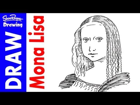 how to draw mona lisa