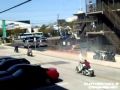Harley biker's motorcycle crashes!