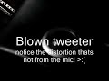 Blow tweeter
