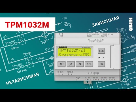 Зависимые и независимые системы отопления в ТРМ1032М