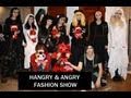 h.NAOTO Hangry & Angry fashion show, Gothic Lolita Harajuku Punk clothing models, makeup