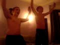tom and andy doing the gay ymca (top less)