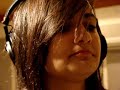 Joice Santos gravando voz- Quem perdeu foi vc(acústica)