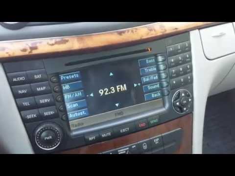 How to Troubleshoot Audio & Navigation of Mercedes E320 / E350 2002 to 2009 for Repair.