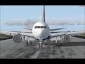Delta Airlines Boeing 767 landing in Atlanta Emergency