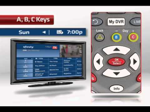 how to use the xfinity remote