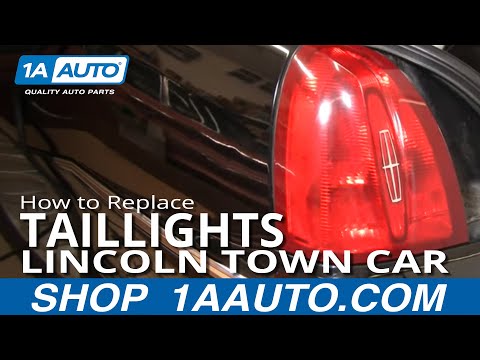 How To Install Repair Replace Broken Taillight Lincoln Town Car 98-02 1AAuto.com