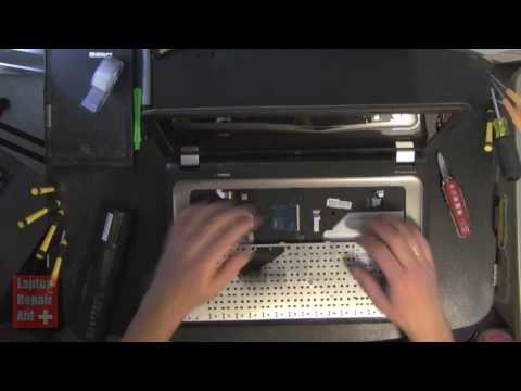 how to remove keyboard from hp g series