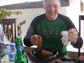 Eating Banku + Okra Soup in Accra, Ghana