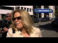 the matriarchal members of the hilton family party down at orso restaurant on 3rd street in west hollywood today, and since the restaurant is quite the trendy place for celebrities to appear, there is no shortage of paparazzi to document the event.