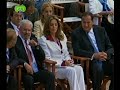 The ceremony in Ancient Olympia for the lighting of the Olympic Flame for the XXI Winter Olympic Games in Vancouver, Canada. In this part: - The olympic anthem - the canadian anthem - the greek anthem