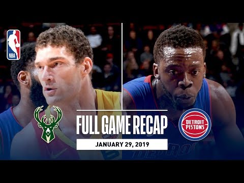 Video: Full Game Recap: Bucks vs Pistons | Balanced Attack Leads MIL