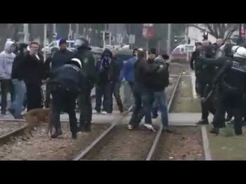 mannheim - Derby Ausschreitungen 23.03.2013.