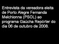 Entrevista de Fernanda ao Programa Ga�cha Rep�rter