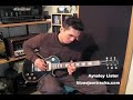 aynsley lister playing over a backing track in the style of peter green. the backing track and more can be bought at http://www.bluesjamtracks.com