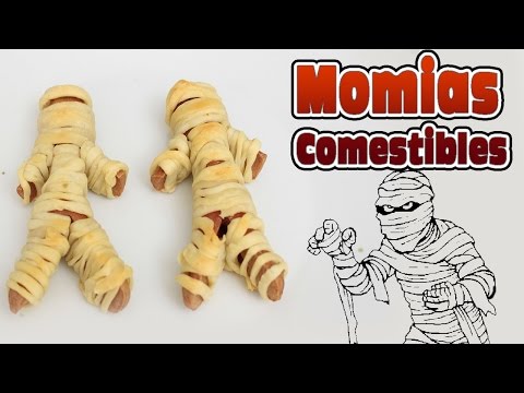 Momias comestibles para noche de brujas