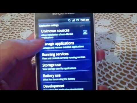 how to connect xperia arc s'to laptop