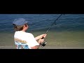 Bryce catching a 30 lb. stingray Bryce catching a 30 lb. stingray
