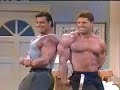Bodybuilders Berry de Mey & Gary Strydom