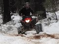 All the trails were closed so I played around on a snowed in road.