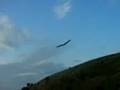 zagi gliding on cley hill at sunset