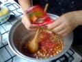 cocinando sudado de pescado