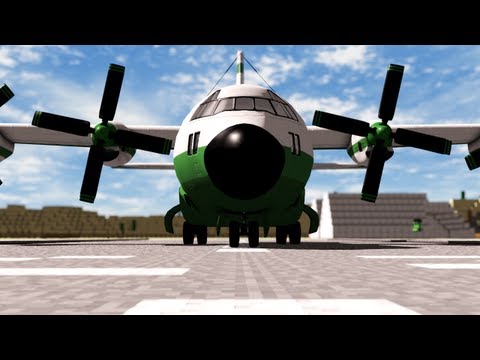 how to make a c130 in minecraft