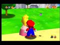 Gameshark code: Mario rides Princess Peach in Super Mario 64