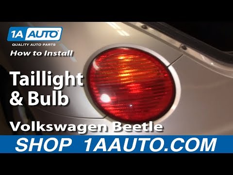 How To Install Replace Taillight and Bulb Volkswagen Beetle 98-05 1AAuto.com