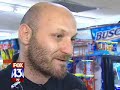 when a convenience store customer suddenly pulled a revolver and demanded cash from the clerk, the clerk complied. as the robber readies his escape, the clerk's cousin fires a bullet near him. the clerk then draws his own weapon, but the burglar gets away.

there was no word of charges for either shooter.

this video comes from fox13, located at myfoxtampabay.com

if you have any information about this crime, you're asked to call the tampa police department at (813) 354-6600 or visit the tampa crime stoppers website, located at http://tampa.crimestoppersweb.com