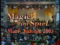 jan heinke (ger), mamadou diabate (bfa), terje isungset (nor), alex jacobowitz (usa), ania losinger (sui), and ttukunak (esp) play at the music festival in rudolstadt, germany, july 2003