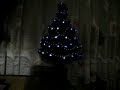 Optical fiber RGB LED glowing Christmas Tree