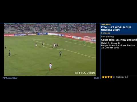 Nueva Zelanda vs Costa Rica, Mundial Sub-17