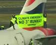 Greenpeace protest on Heathrow short-haul flight