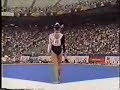 oksana chusovitina   1991 worlds ef   floor exercise