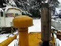 pushing snow