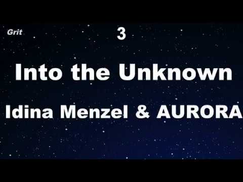 Karaoke♬ Into the Unknown ( Frozen2 ) - Idina Menzel & AURORA 【No Guide Melody】 Instrumental