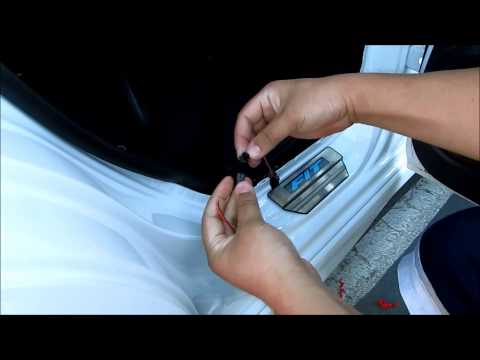 DIY Honda Fit LED Door Sill Install