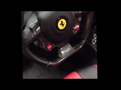 Car Leather repair in Toronto on Ferrari 458 Italia.