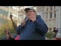 Michael Moore Stands with Occupy Oakland at Oscar Grant Plaza (10/28/11)