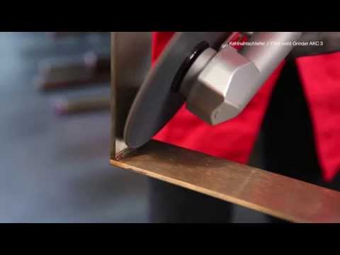 Fillet weld Grinder AKC 3 with advanced battery technology