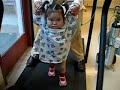 Katalina doing the treadmill after her occupational therapy