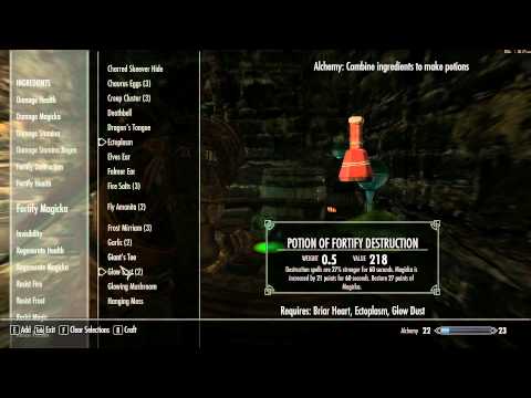 how to health potion skyrim