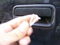 lockpicking a isuzu pick up truck door