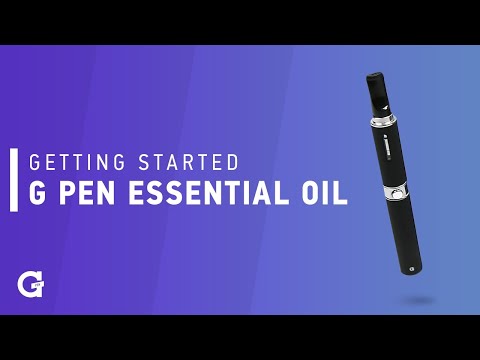 how to use oil in g pen