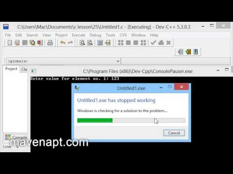 how to define bit array in c